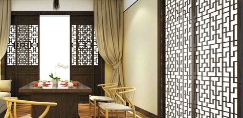 猶抱琵琶半遮面--和藝不銹鋼屏風點亮您的生活 猶抱琵琶半遮面--和藝不銹鋼屏風點亮您的生活